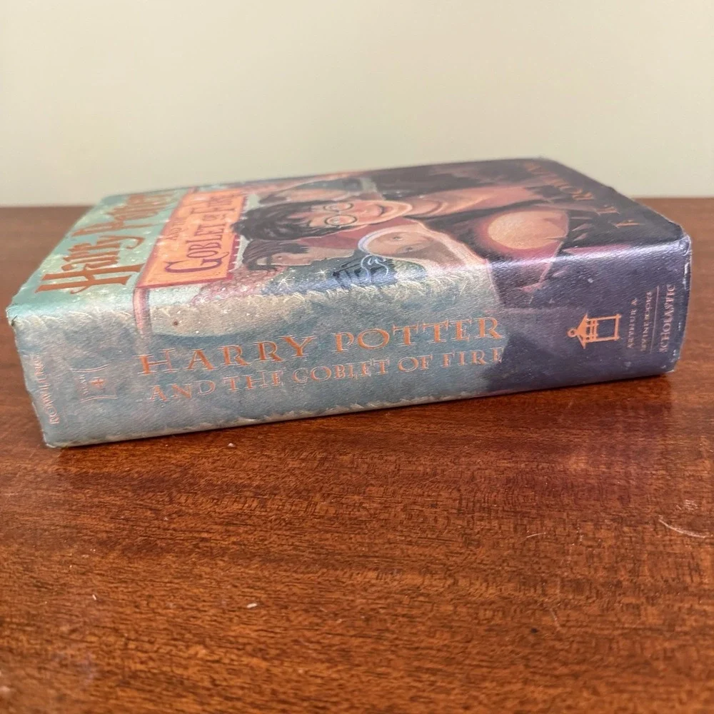 2 Harry Potter 1st American Editions Books-GOBLET OF FIRE - PRISONER OF AZKABAN